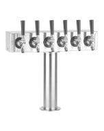 Olmstead 153A-6 Stainless Steel 6 Faucet Tower