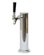 single faucet beer tower with single column 2-1/2"  diameter base Rapids C501