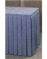 Marko Continuous Box Pleat Table Skirting, 1 Foot