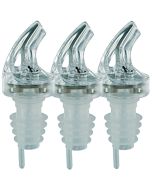 Flashing Free Flow Pourer, Clear, Pack of 3
