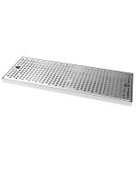 20" x 7-1/4" Stainless Steel Surface Mount Drip Tray Pan