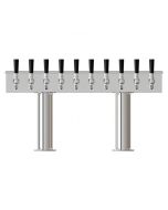 UBC 10 Faucet Pass-Thru Box Tower Stainless Steel Chrome Finish Air-Cooled