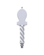 UBC A-113 White Ceramic Tap Handle