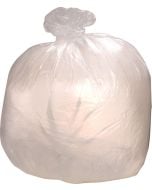 Super Tuff White Trash Can Liner | 60 Gallon Capacity | 38" x 58" | 1000/cs