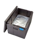 Cambro GoBox Insulated Food Pan Carrier | 68.2 Qt | Top Load | EPP180XLTSW110