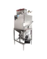 CMA E-AH-EXT Door Type Low Temp Chemical Sanitizing Dishwasher Straight-Through 40 Racks/hr