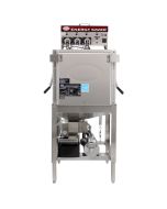 CMA EST-AH-EXT Door Type Low Temp Chemical Sanitizing Dishwasher Straight-Through 40 Racks/hr