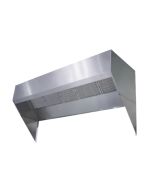 Econ-Air Low Proximity 10' Commercial Shelf Hood, Exhaust Only