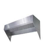 Econ-Air Low Proximity Wall Canopy Exhaust Shelf Hood, 12'