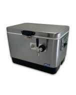 Coldbreak 1-Tap Stainless Steel Jockey Box | 50' Coil Front Input