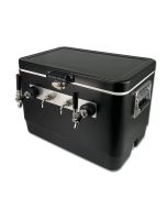 Coldbreak 2-Tap Black Jockey Box | 50' Coils Front Inputs