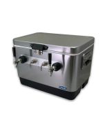 Coldbreak 2-Tap Stainless Steel Jockey Box | 100' Coils Front Inputs