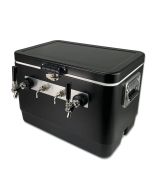 Coldbreak 2-Tap Black Jockey Box | 100' Coils Front Inputs