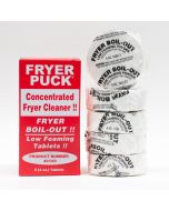 Fryer Puck Boil Out Deep Fryer Cleaner Tablets (Box of 5) 