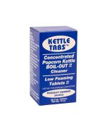 Popcorn Kettle Pucks - Low Foam Boil out Cleaner 8 pre-portioned tablets
