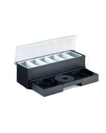 Portable Bar | Cambro Mobile Bar w/ Ice Sink & Speed Rail