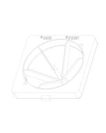 Vollrath 15067 Insta Cut 3.5 Wall-Mount 6-Section Wedger Blade Assembly