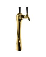 Perlick Lucky 2 Faucet European Gold Tower, Air Cooled