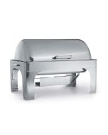 Vollrath 46255 9 qt. Full Size New York Rectangular Countertop Chafer with Dome Cover