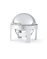 Vollrath 46265 6 qt. New York Round Countertop Chafer with Retractable Dome Cover