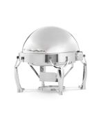 Vollrath 4635610 6 qt. Somerville Round Countertop Chafer with Retractable Dome Cover