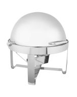 Vollrath 46360 6 qt. Avenger Economy Round Rolltop Chafer in Mirror Finish