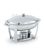 Vollrath 46504 6 qt. Orion Replacement Oval Stainless Steel Food Pan