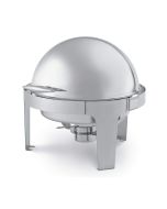 Vollrath T3505 6 qt. Round Stainless Steel Rolltop Chafer