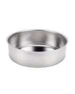 Vollrath T3505FP 6 qt. D-Lux Replacement Round Stainless Steel Food Pan for D-Lux Chafer