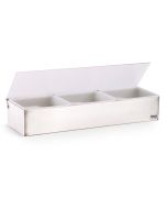 Vollrath 4705 Traex Kondi-Keeper 3 qt. Stainless Steel Condiment Dispenser