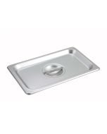 Steam Table Pan Cover, 1/4 size, solid, with handle