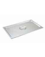 Steam Table Pan Cover, 1/1 size, solid, with handle