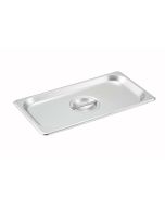 Steam Table Pan Cover, 1/3 size, solid, with handle