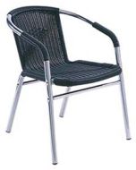 Alum Frame Chair W/wicker          