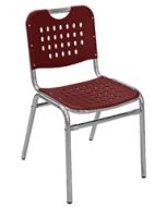 Aluminum Chair W/poly Seat/back    