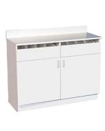 2 Door Server / Waitress Station with 2 Utensil Drawers (48" wide)