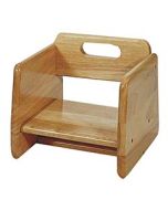 Booster Seat, Natural Wood Finish  