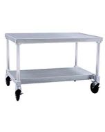 Aluminum 24" x 36" Equipment Stand with Casters