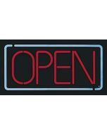 City Lites Neon "Open" Sign for Businesses, Fluorescent Bulb
