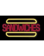 City Lites Sign, "sandwiches"      