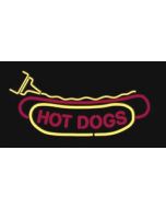 City Lites Sign, "hot Dogs"        