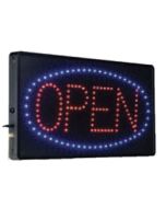 Red LED Light up "Open" Sign for Restaurants   