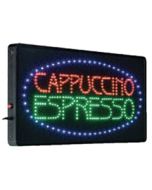 Led Sign, Cappuccino/espresso, 110v