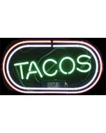 Neon Tacos Light up Window Sign