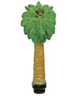 Sculptured Tap Handle, Palm Tree W/