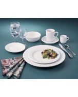 World Tableware 7-1/8" Rolled Edge Plate, Porcelana, 1 Case