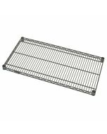 Green Epoxy Wire Shelf for Commercial Kitchen (72"W x 18"D)