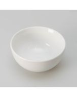 8 oz porcelain nappie bowl bright white ITI China BL-24