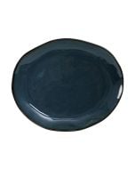 Tuxton 13-1/4" x 11" Ceramic Platter, Night Sky, 1 Case