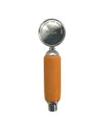 Krome Dispense C470 Orange Plastic Tap Handle with Badge Holder